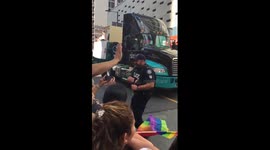 Police officer shows off dance moves at Toronto Pride Parade