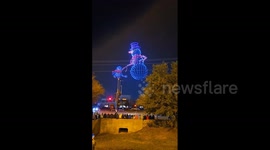 US: Thousands Of Drones Light Up Texas Sky In Spectacular Christmas Show 2