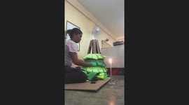 Teacher decorates classroom with DIY Christmas tree made from scrap paper