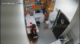 Break room door falls on woman after nap in Guadalajara, Mexico