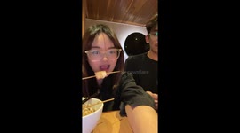 Accidental mishap as stick stabs partner during kiss attempt in Jakarta, Indonesia