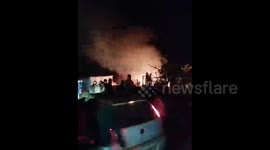 4 Palestinians were reported killed and several other injured due to Israeli airstrikes targeting the tents of displaced civilians