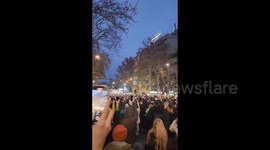 Belgrade: Protest Against Government Over Train Station Accident / 2