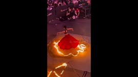 Heritage dance turns fiery as skirt catches fire in China