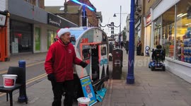 Festive fundraiser's mobility scooter brings joy to all in Kent, UK