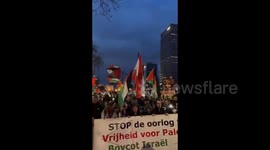 Netherlands: People in Utrecht, Netherlands took to the streets to show their unwavering support for Palestine