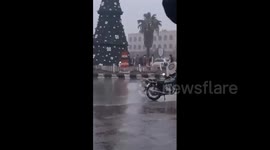 Syria: Local residents prevented an attempt to burn a Christmas tree in Al-Suqaylabiyah in rural Hama