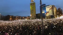 Serbia: Massive protest rally takes place in Belgrade