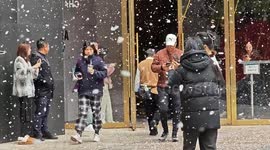 China: Artificial Snowmaking in Shanghai
