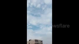 Syria: Turkish Bayraktar TB2 UCAV flying over Syria