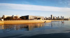 China: Strange Band Cloud in Qingdao