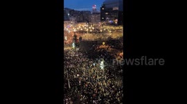 Serbia: Mass Protest In Belgrade Over Deadly Train Station Accident In Novi Sad 3