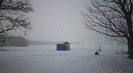 US: Snow Falls Across Much Of Northeast Ohio, Winter Weather Advisory Issued
