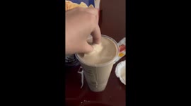 Sticky bubble tea surprises Chinese customer