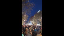 Silent protest against President Vučić over roof collapse in Belgrade, Serbia