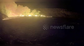 US: Lava Fountains Erupt in Real-Time as B2cam Captures Kilauea's Latest Explosion