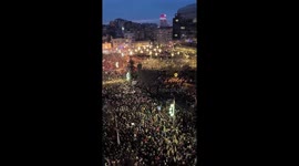 Tens of thousands protest against President Vučić in Belgrade, Serbia