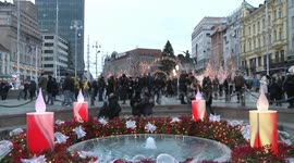 Zagreb market in festive mood for Christmas