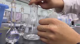 Dynamic colour shifts of iodine clock reaction captured in China