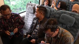 Karawang Station on Indonesia's Jakarta-Bandung high-speed railway officially opens
