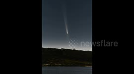 China: A Comet Streaked Across the Sky