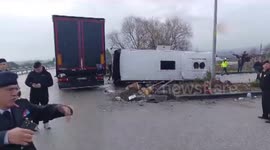 26 injured in NW Türkiye school bus crash