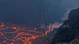 Kilauea Volcano in Hawaii erupts