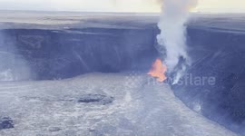 Lava spews from Kilauea volcano in Hawaii