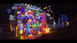 charity christmas light display