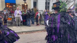 Morris dancers took to the streets of Brixton.