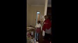 Christmas prank with the Grinch scares children in Apulia, Italy