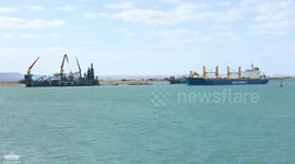 Suez Canal tests new lane to boost traffic