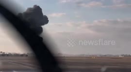 Smoke rises from airport after South Korea plane crash