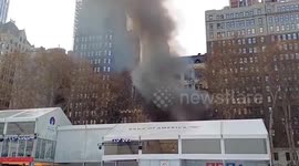 US: Bryant Park Holiday Market Reopens After Fire Damages Booths