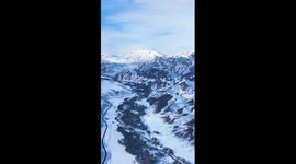 Discover winter wonderland of Tianshan Mountains