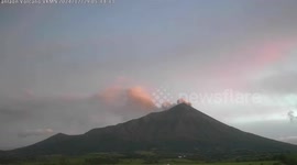 Kanlaon Volcano shakes with tremors as it spews ash in the Philippines