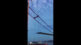 Time-lapse: how a cross-sea bridge is built in S China