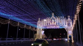 New Year celebrations along the River Ping in Chiang Mai,Thailand