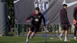 Barcelona and Madrid hold last training sessions of the year