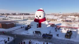 NE China city uses oil industry heritage to promote winter tourism