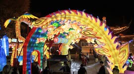 China: Tourists view lanterns at the Confucius Temple in Nanjing