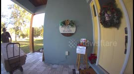 Delivery Driver Appreciates Gift Basket