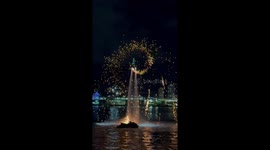 Flyboard Fireworks Show