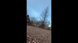Woman Cuts Fence To Free Tangled Buck