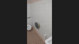 Weird Bathroom Has Odd Decor And Tandem Poop Stations