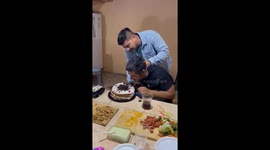 Man Thwarts Attempted Cake Face Smash