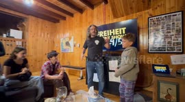 Husband, Wife NdcSon do hilarious magic trick on New Year’s Eve Talent Show Party