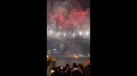 Hong Kong Rings in 2025 with Spectacular Fireworks Over Victoria Harbour
