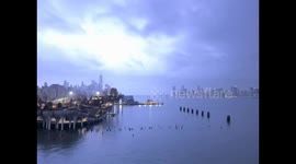 Lightning Strikes One World Trade Center Amid Dramatic New York City Storm