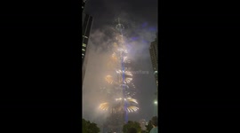 Mesmerizing fireworks light up for New Year 2025 in Dubai, UAE